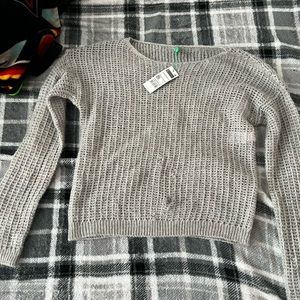 Girls 10/12 Grey Sweater